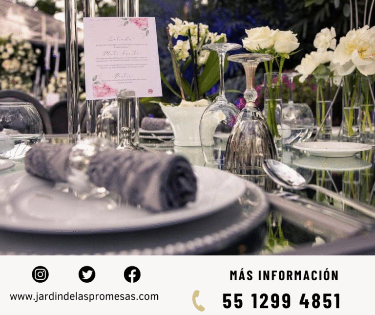 jardín para eventos